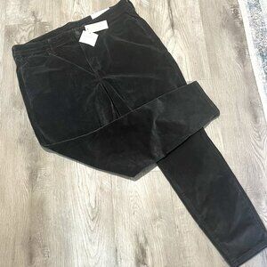 NWT American Eagle Plus 16 Short Green Corduroy Stretch High RiseJeggings